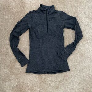 NWOT Lululemon Women's Half-Zip Long Sleeve Pullover - Charcoal